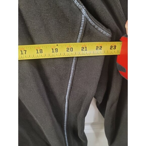 Tommy Bahama 1/4 Zip Relax Deluxe Black Pullover Sweatshirt L - Picture 6 of 12